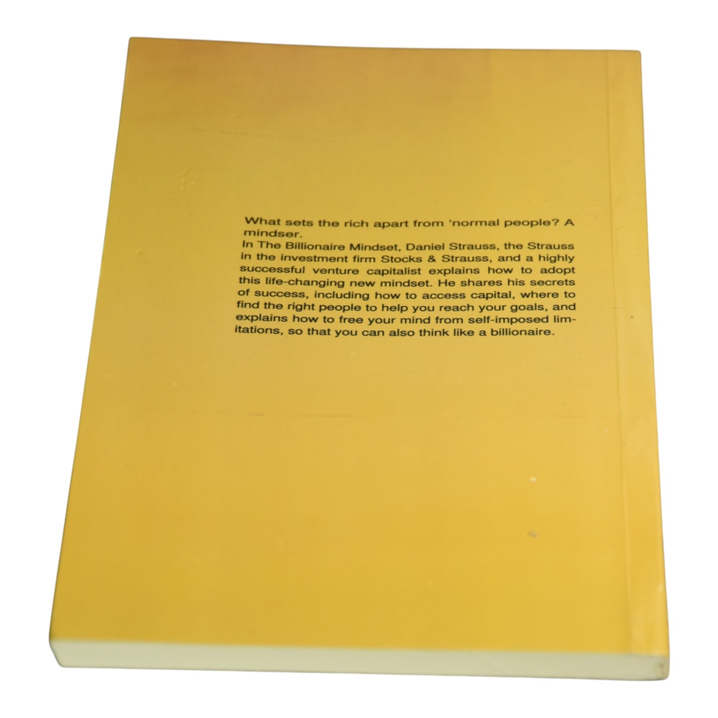 The Billionaire Mindset