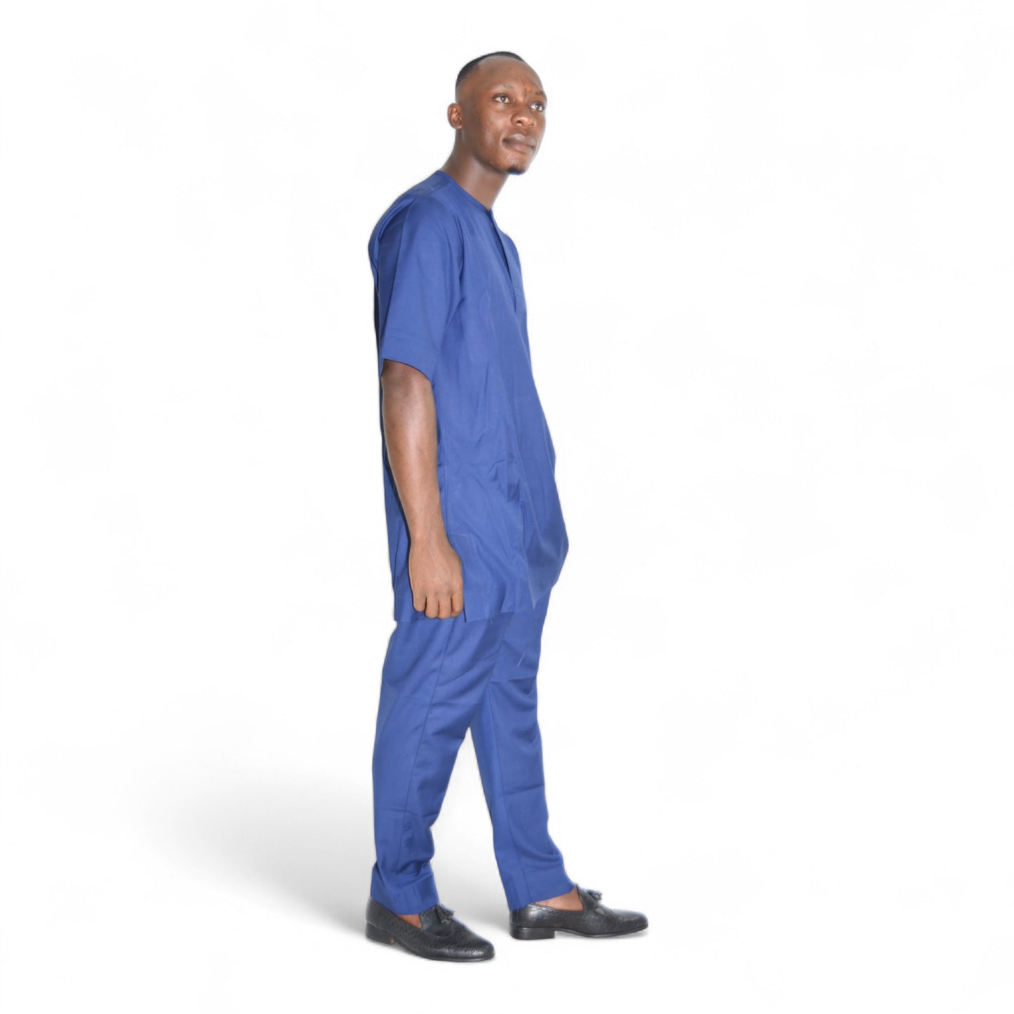 Senator Up & Down Fine Fabric Blue Large