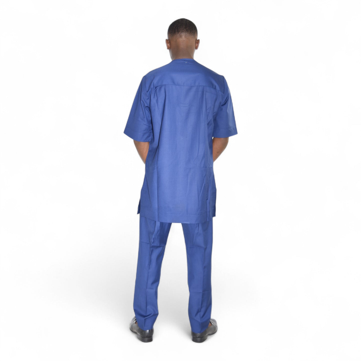 Senator Up & Down Fine Fabric Blue Large