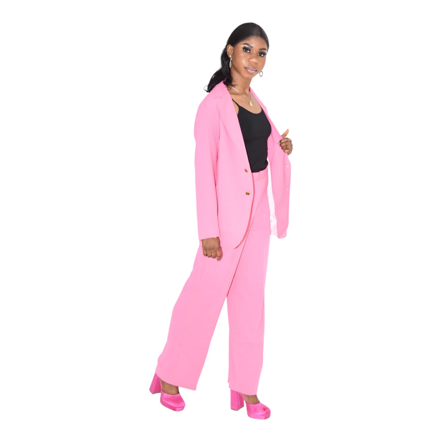 Afritude Female Complete Fine Fabric Pink Extra Large