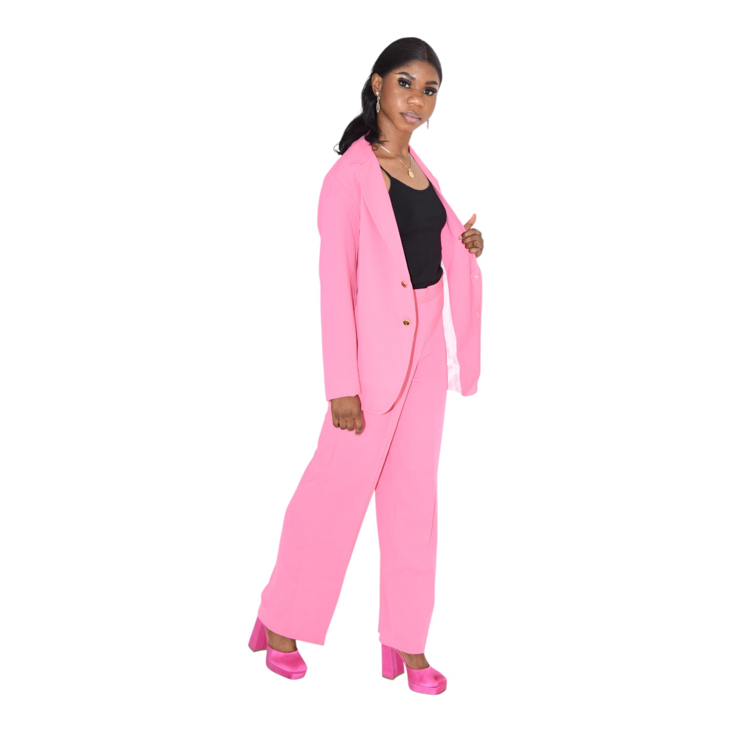 Afritude Female Complete Fine Fabric Pink Extra Large