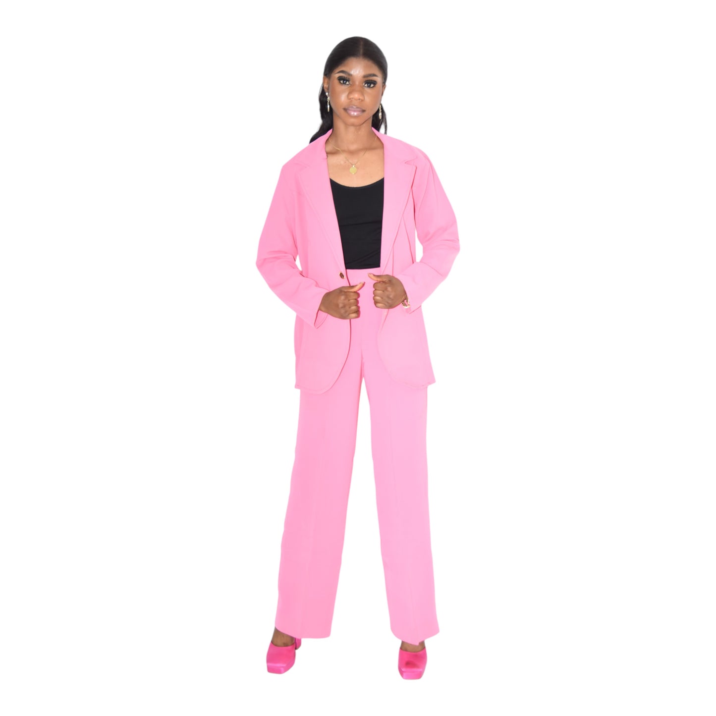 Afritude Female Complete Fine Fabric Pink Extra Large