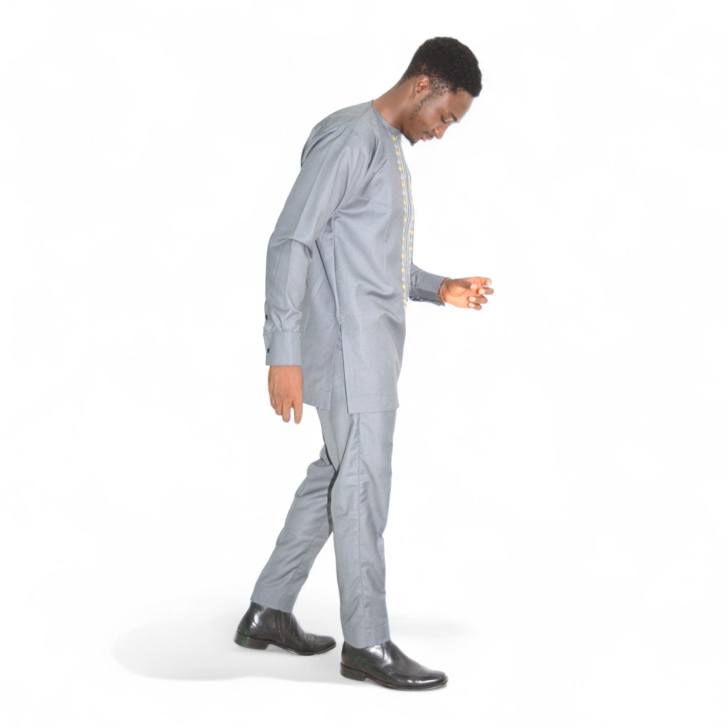 Senator Up & Down Fine Fabric Gray Large