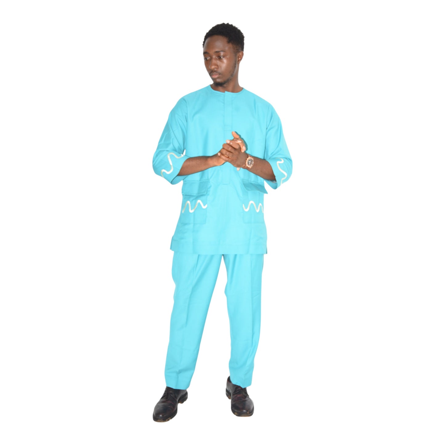 Afritude Up & Down Fine Fabric Green Extra Large