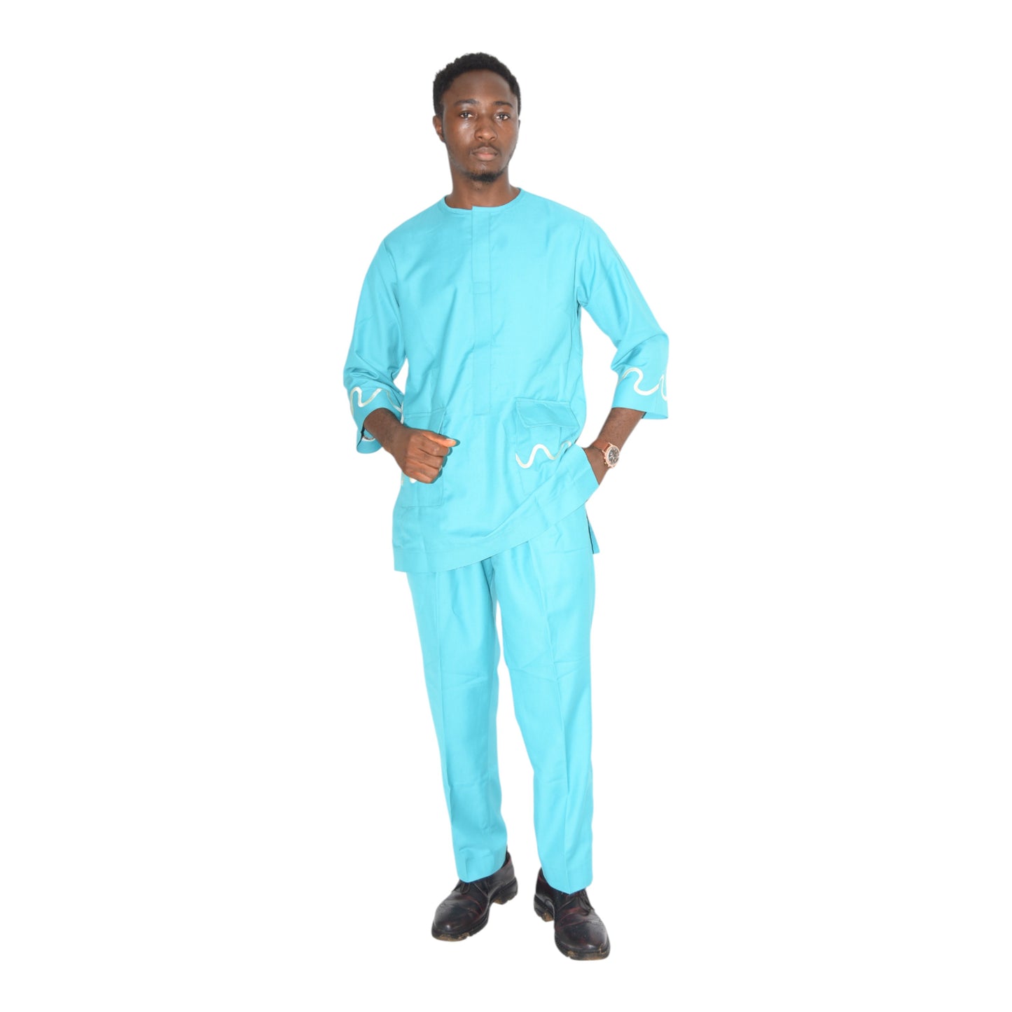 Afritude Up & Down Fine Fabric Green Extra Large