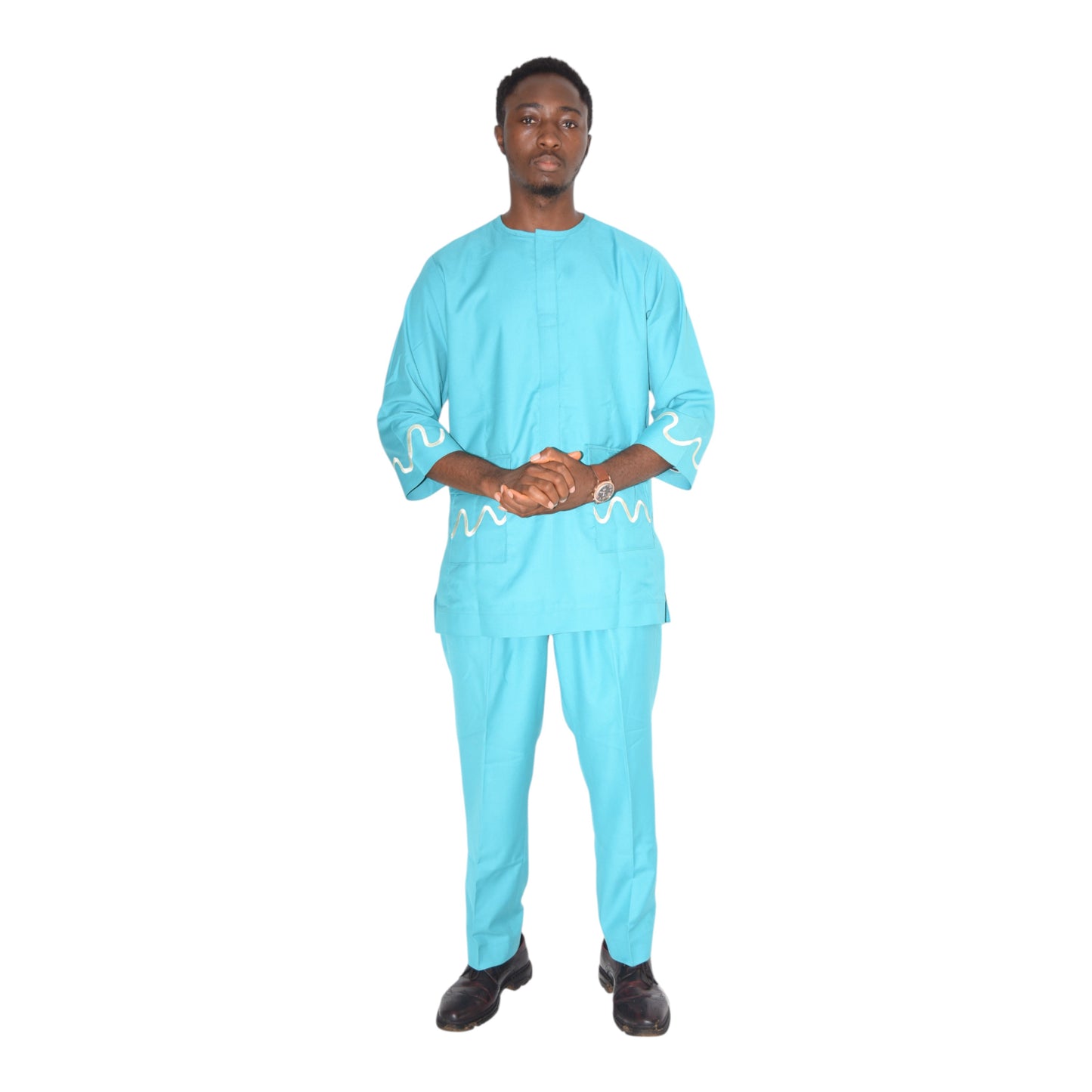 Afritude Up & Down Fine Fabric Green Extra Large