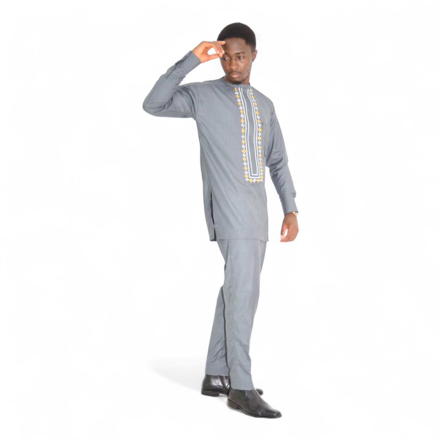 Senator Up & Down Fine Fabric Gray Large