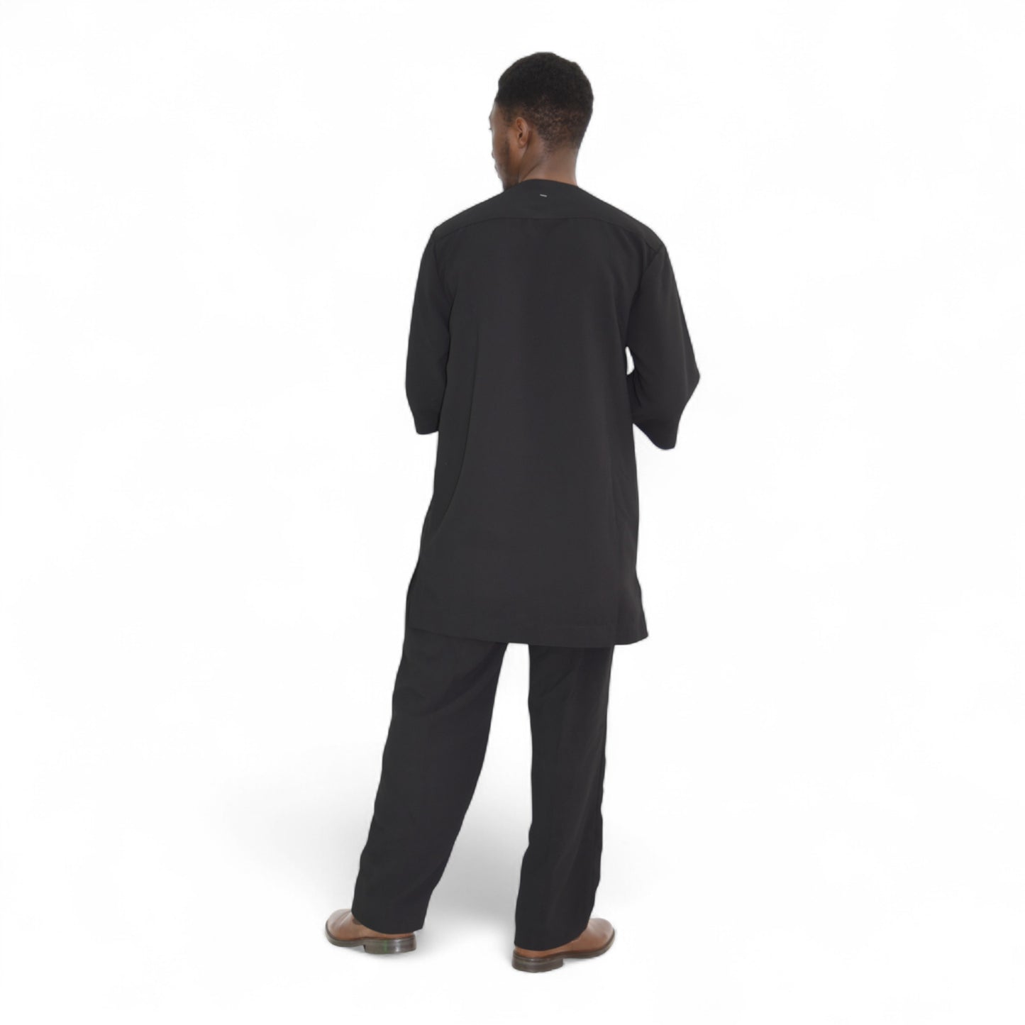 Senator Up & Down Fine Fabric Black Large