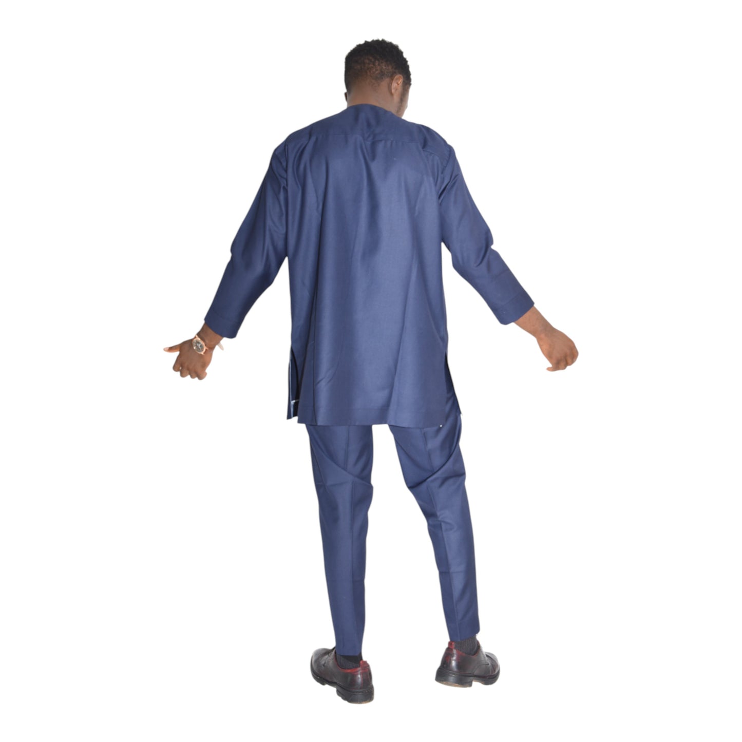 Senator Up & Down Fine Fabric Blue Extra Large