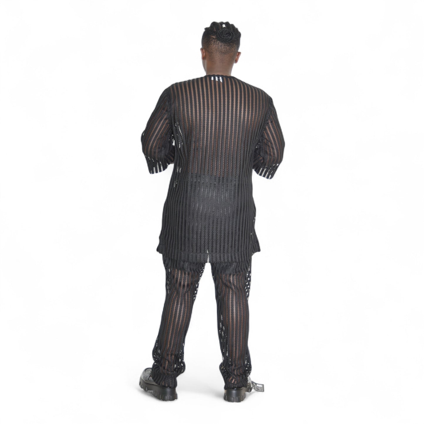 Afritude Up & Down Fine Fabric Black 2 Extra Large