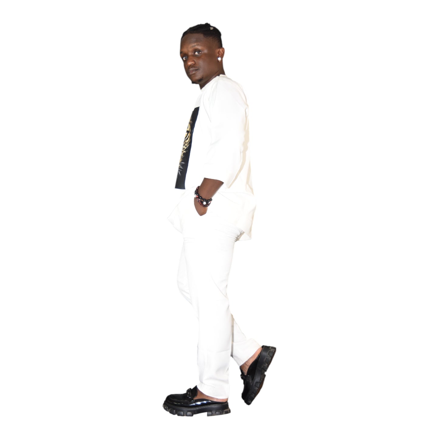 Senator Up & Down Fine Fabric White 3 Extra Large