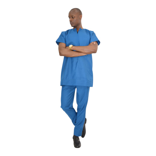 Senator Up & Down Fine Fabric Blue 2 Extra Large