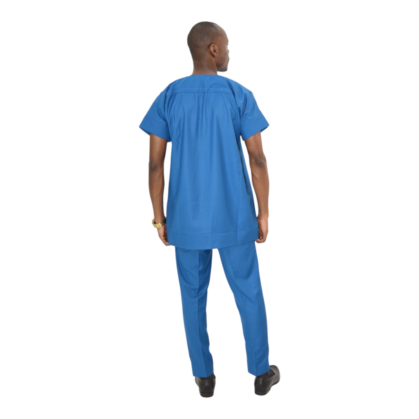 Senator Up & Down Fine Fabric Blue 2 Extra Large