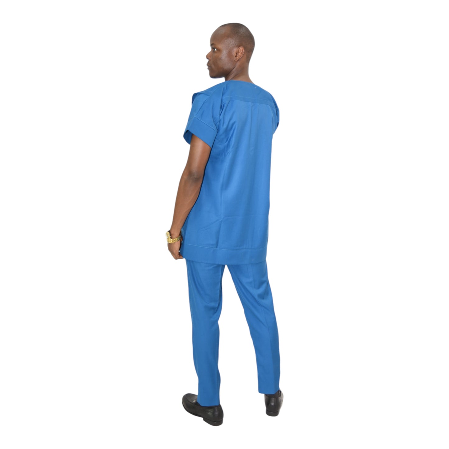 Senator Up & Down Fine Fabric Blue 2 Extra Large