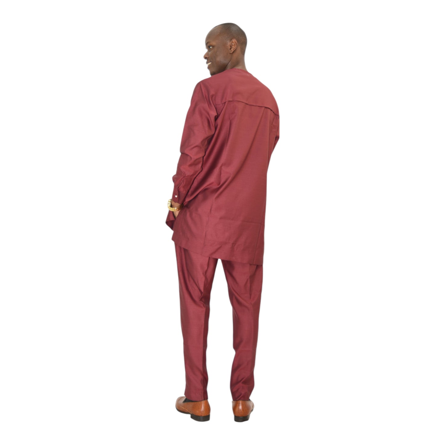 Senator Up & Down Fine Fabric Oxblood 2 Extra Large