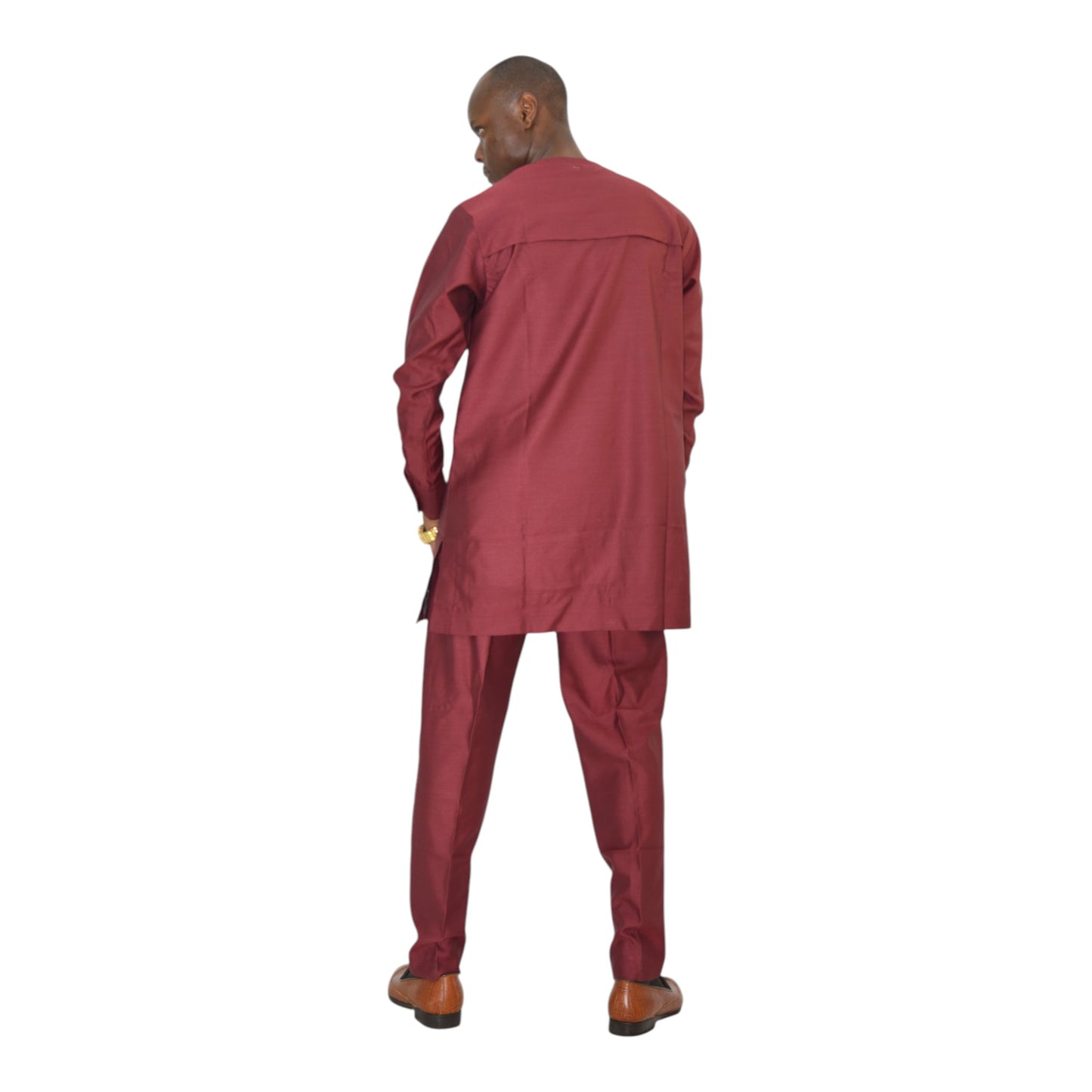 Senator Up & Down Fine Fabric Oxblood 2 Extra Large